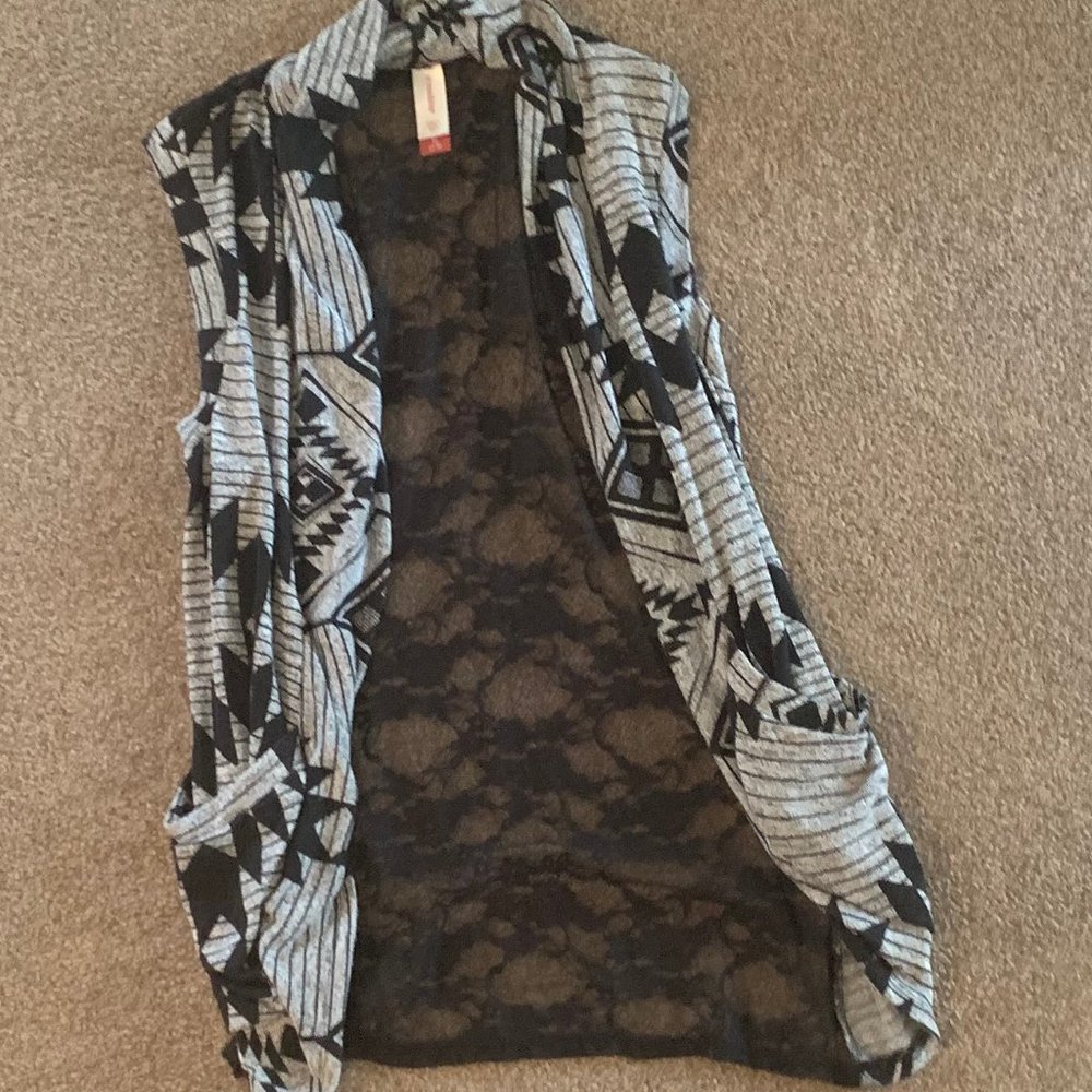 Tank top cardigan